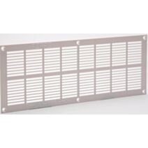 Grille aération blanc à visser 13,1x33,7cm